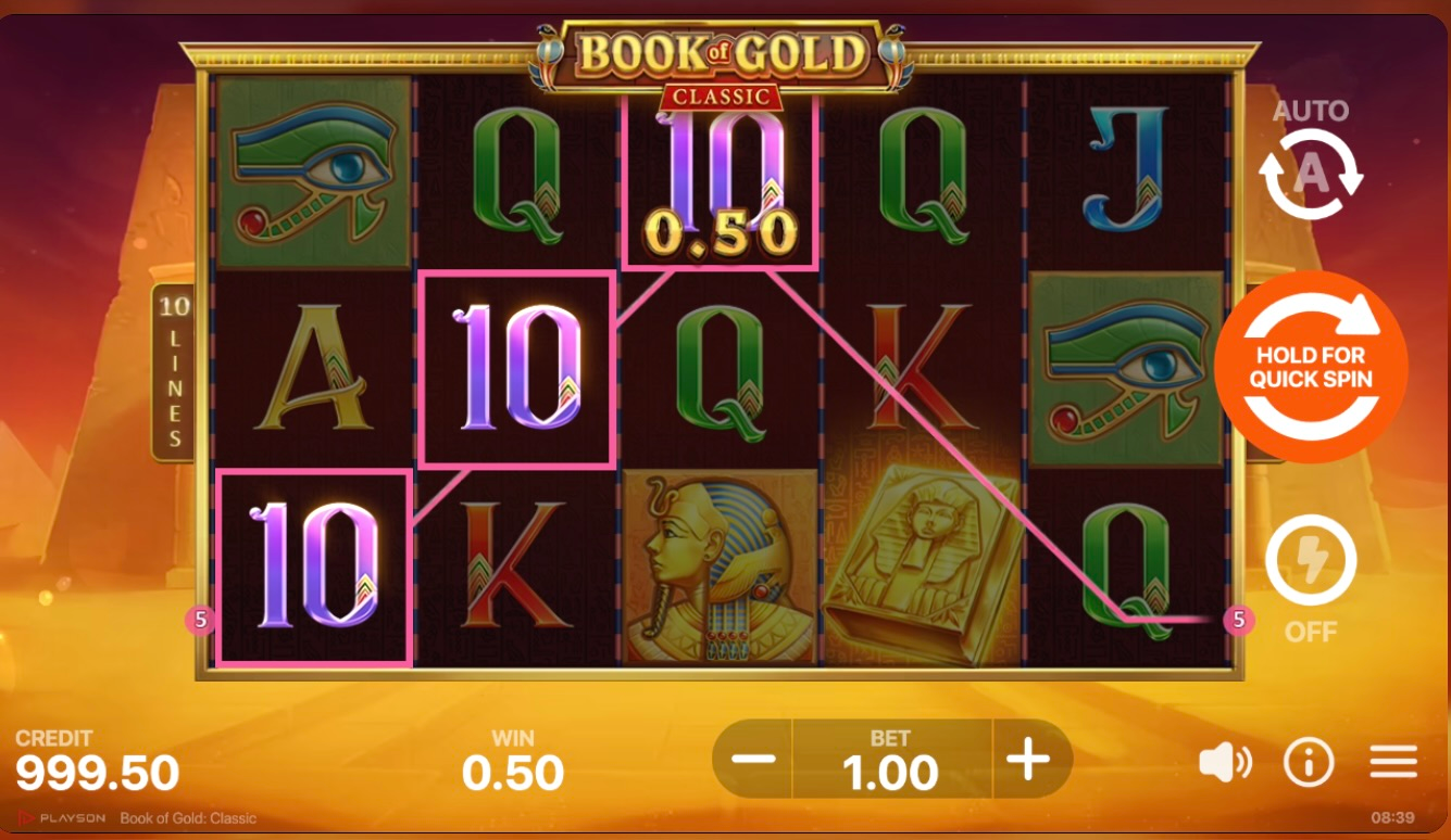 Book of Gold Classic is the best online slot by Playson