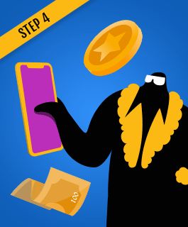 Set up the casino app