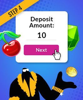 Make a €10 minimum deposit